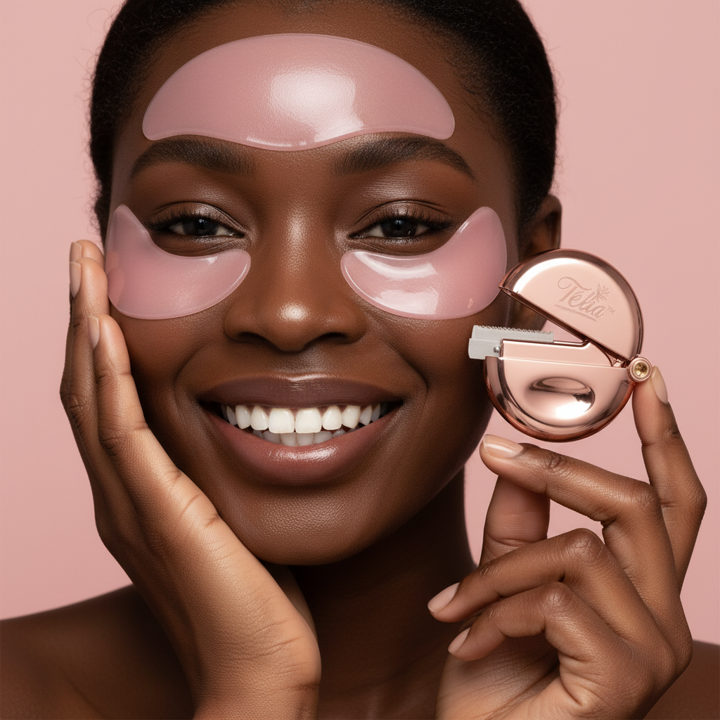 TÉLIA × EVIO Bundle Lifestyle — Black Model with Razor