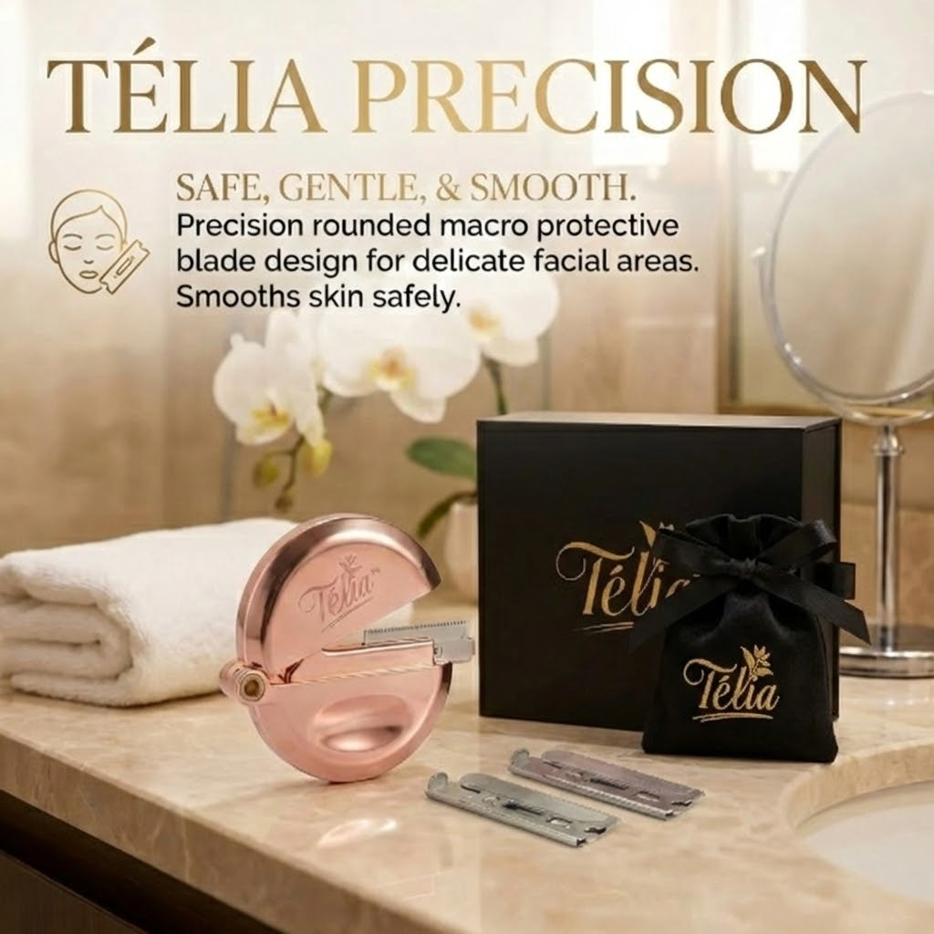 Télia Eco-Friendly Eyebrow Razor & Blade Combo