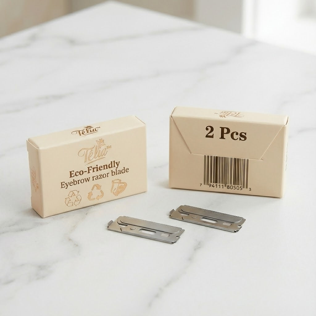 Télia Eyebrow Razor Replacement Blades - 2 Pack