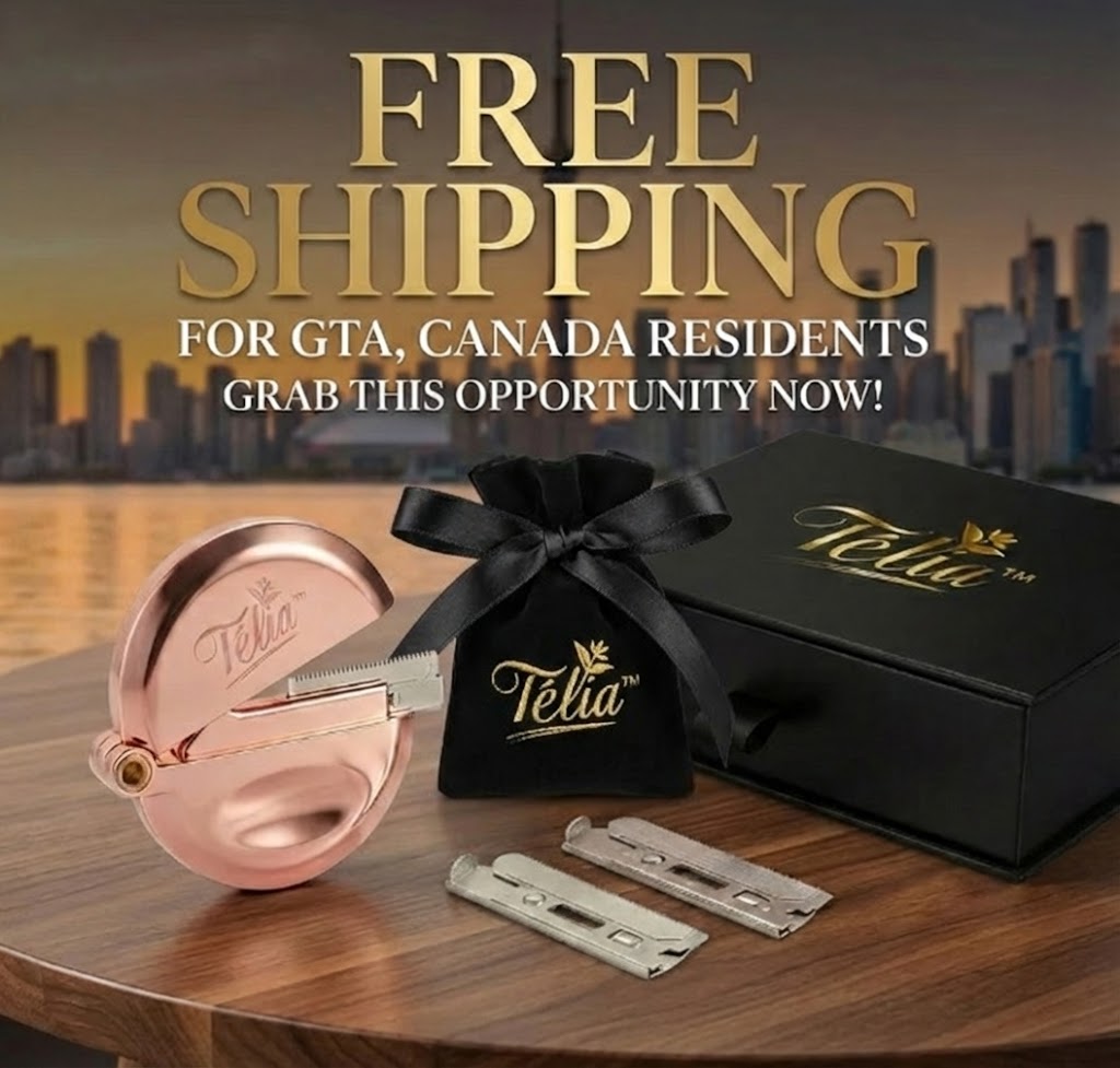 Télia Eco-Friendly Eyebrow Razor & Blade Combo