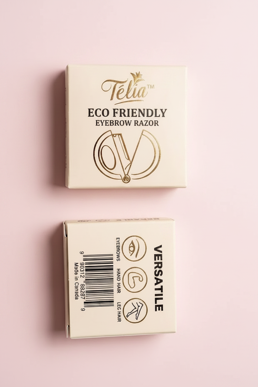 TÉLIA Box Front & Back — Pink Background